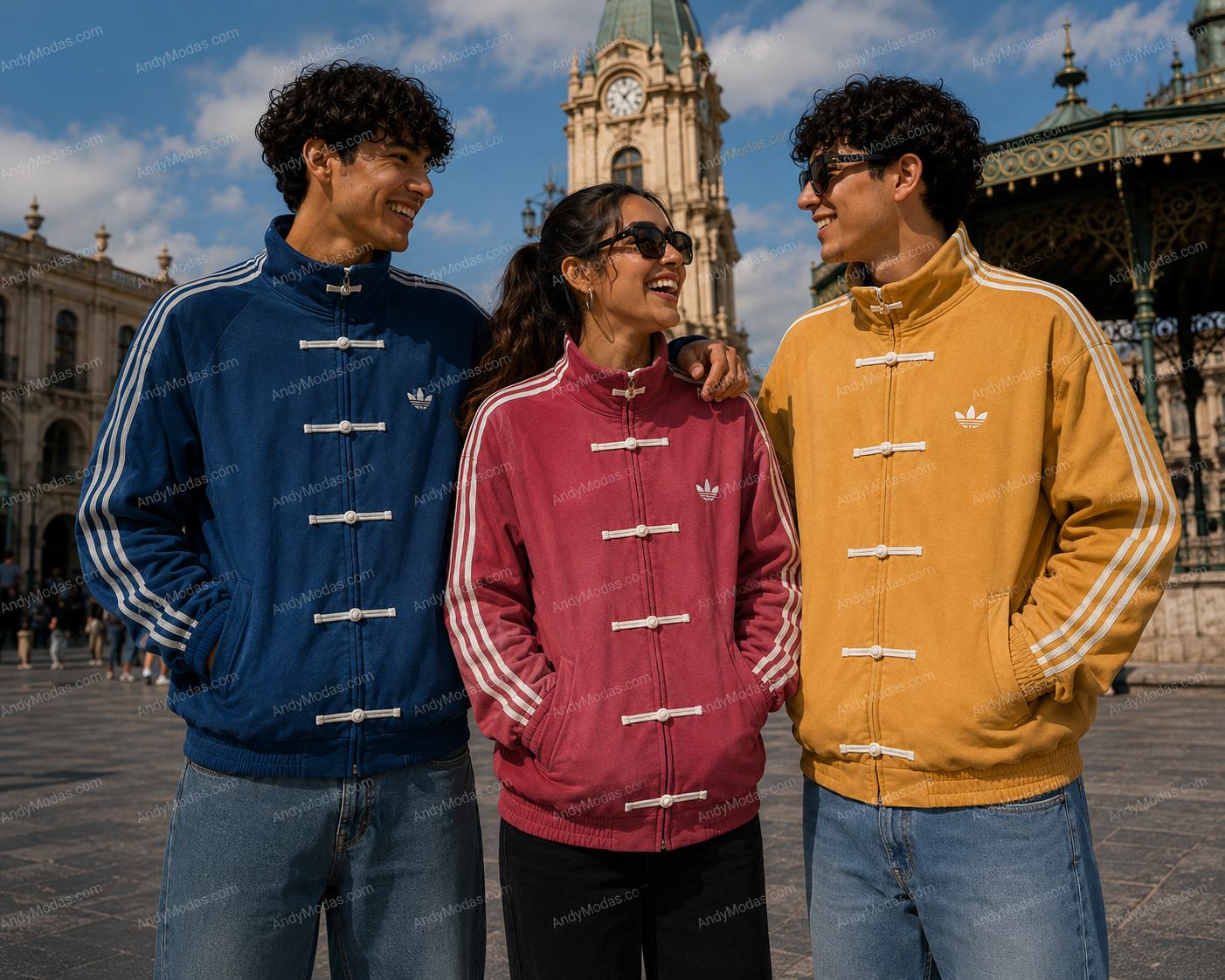 Chamarra deportiva casual unisex Adidas 