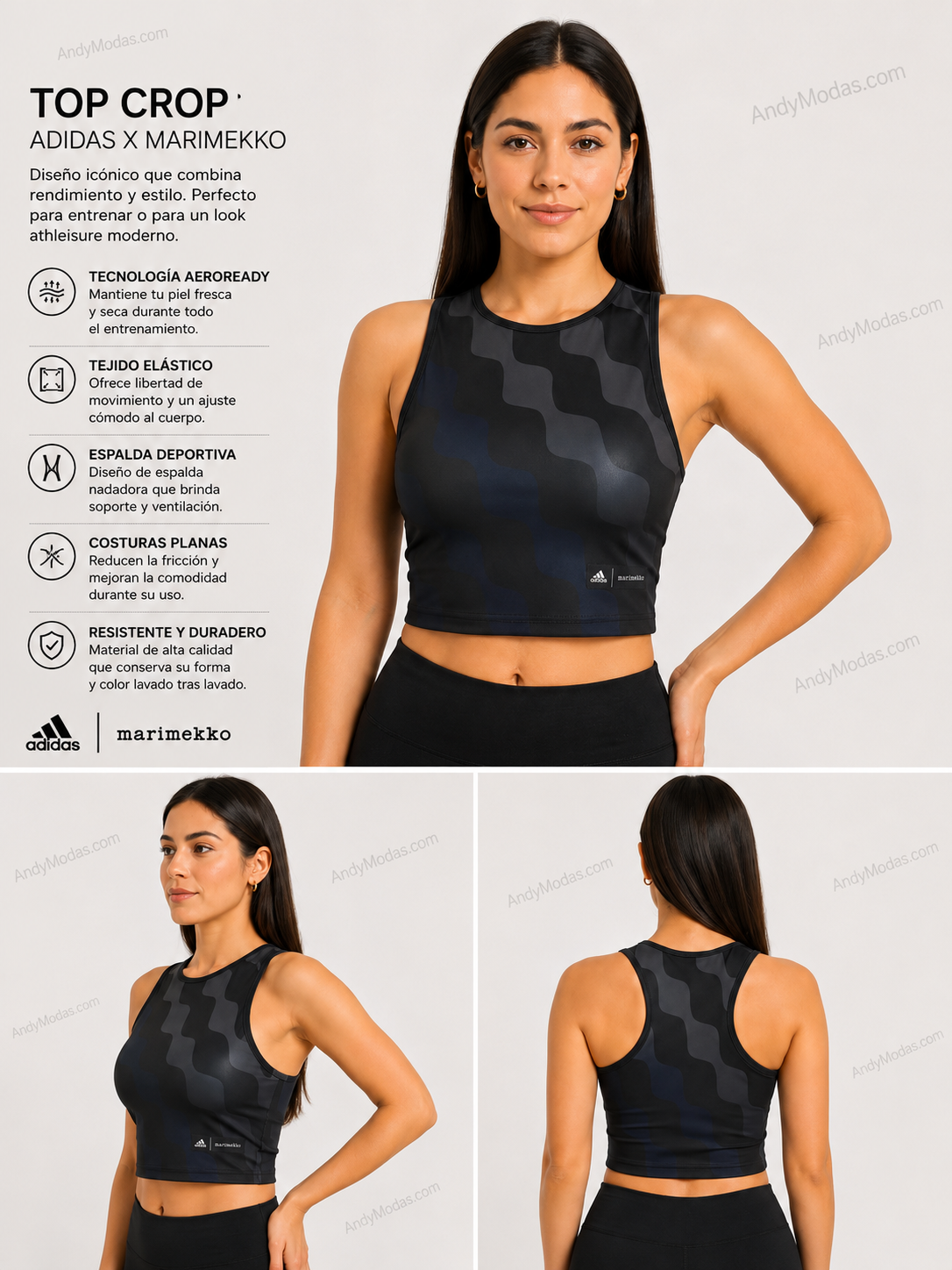 Top Crop Adidas x Marimekko