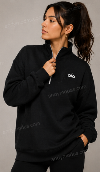 Sudadera Deportiva Gris alo