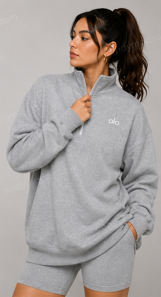 Sudadera Deportiva Gris alo