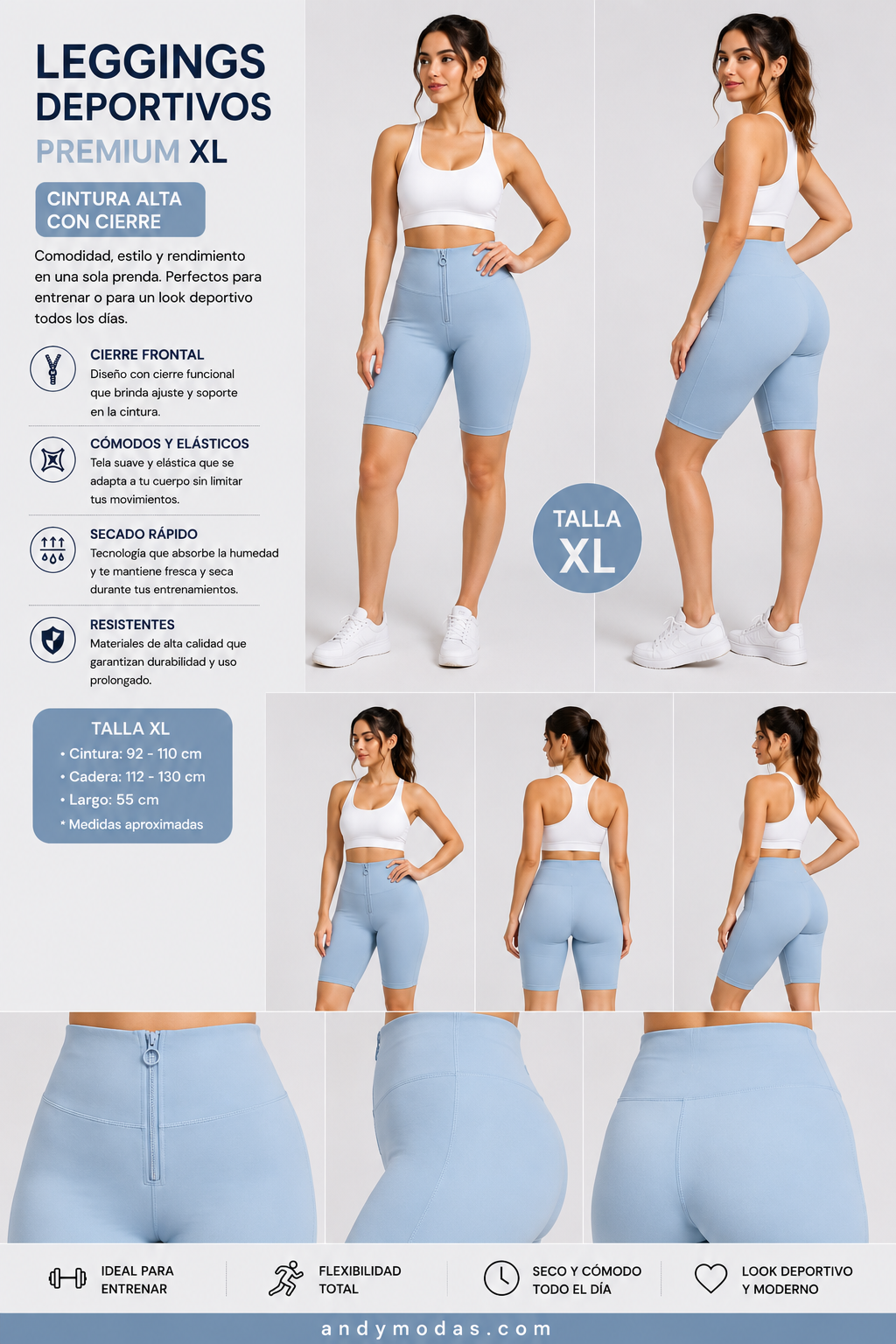 Leggings Deportivos Premium XL Adidas 