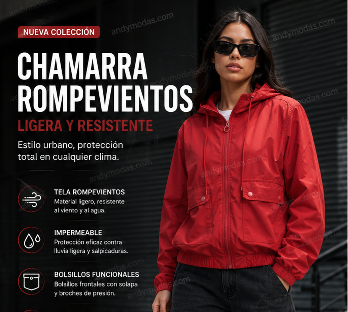 Chamarra Rompevientos