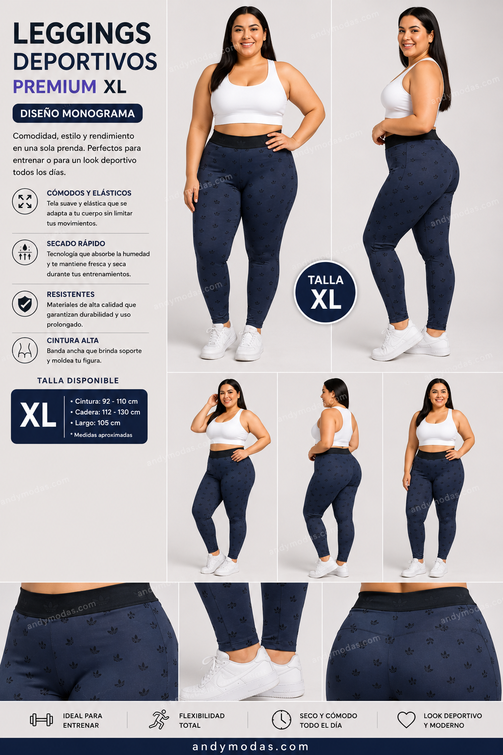 Leggings Deportivos Premium XL ADIDAS 