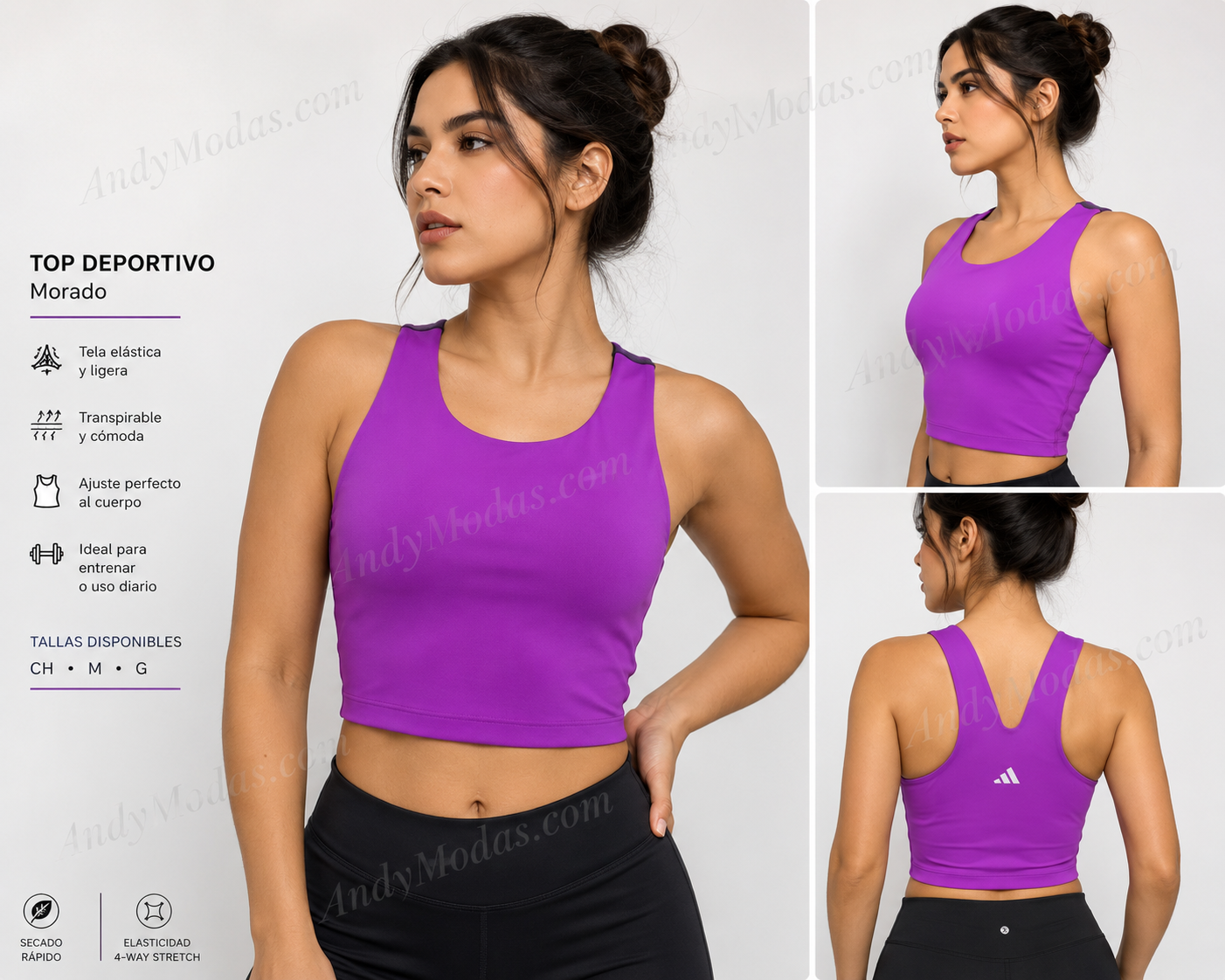 Top Deportivo Morado