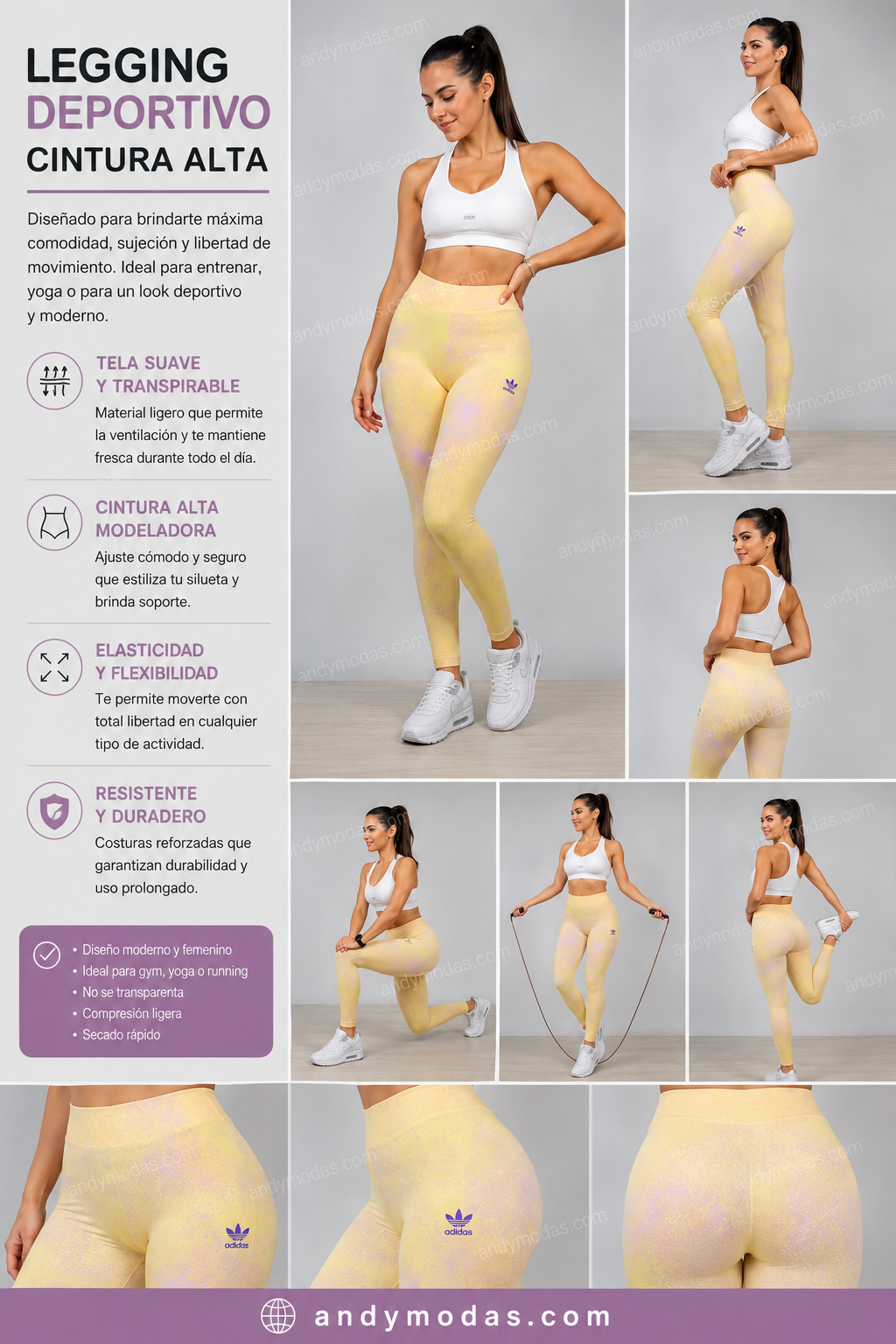 Legging Deportivo Cintura Alta S