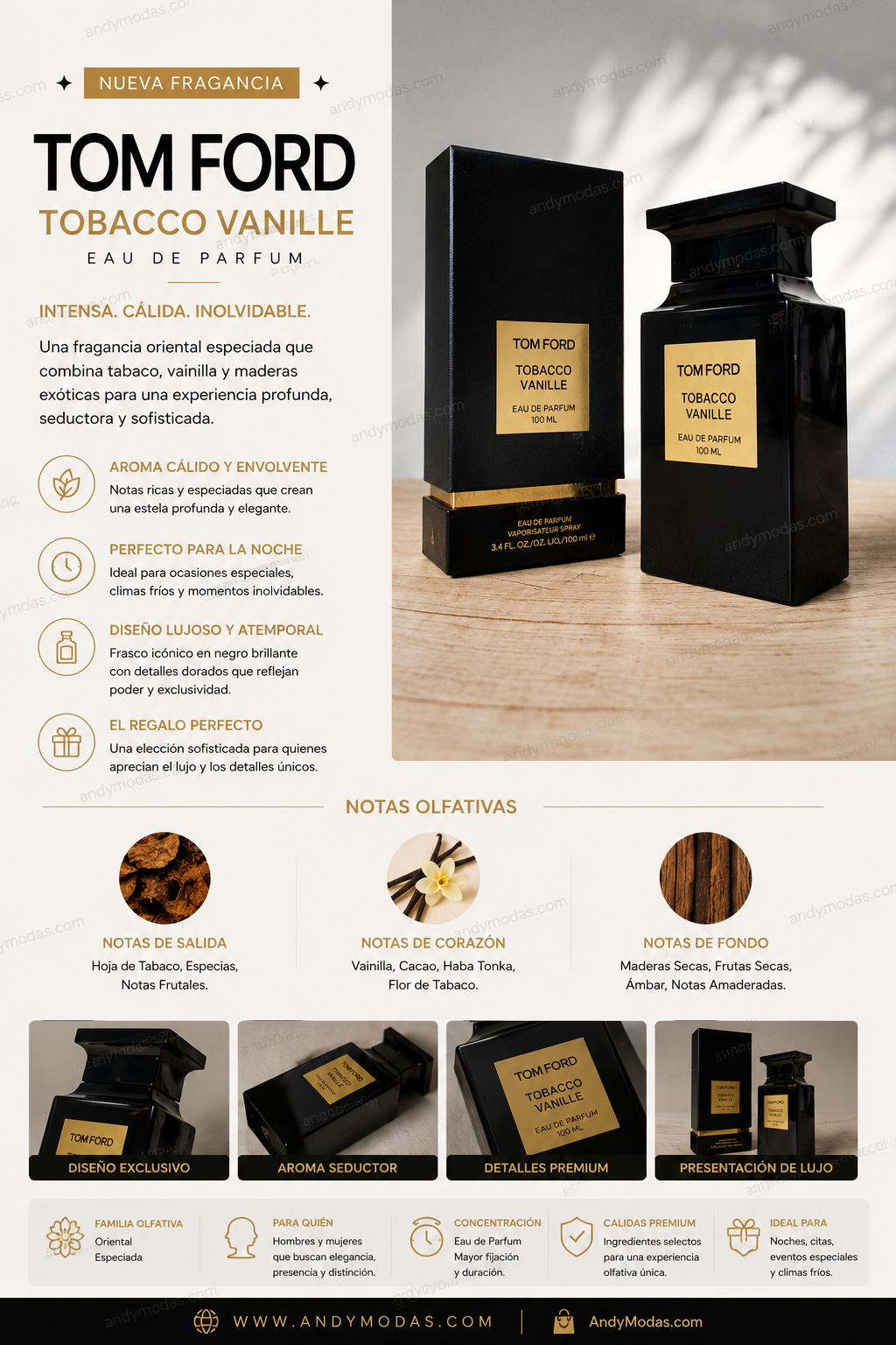 Tom Ford Tobacco Vanille 100 ml