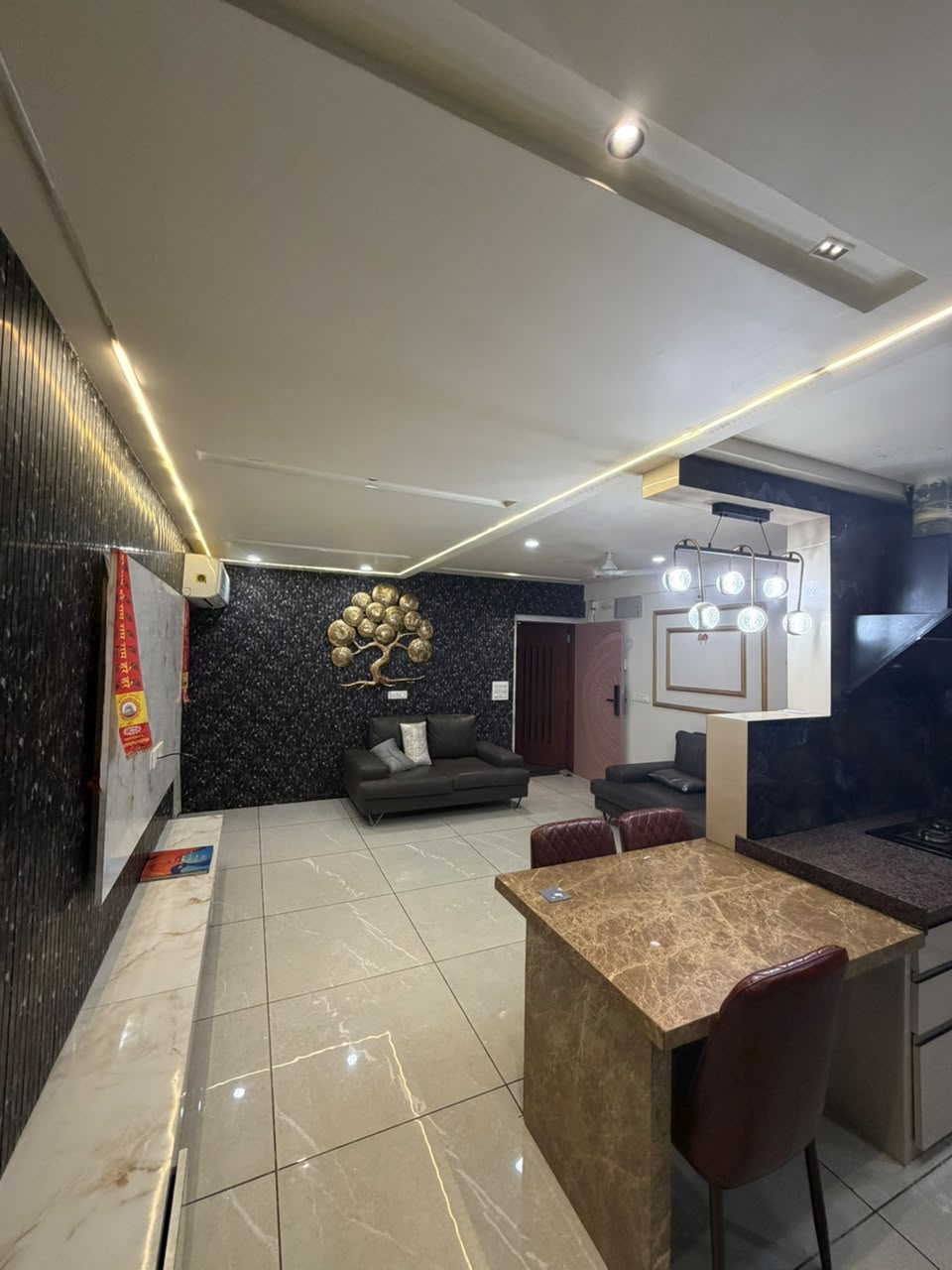 🏡 Premium 3 BHK Fully Furnished Flat for Rent in Atladara, Vadodara