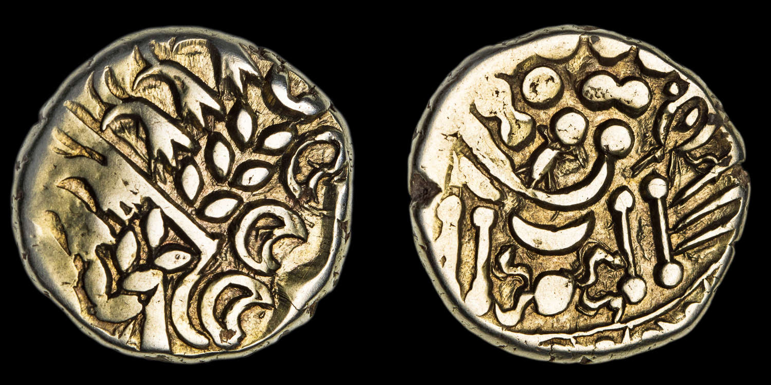 CELTIC COINAGE, BELGAE CHUTE TYPE GOLD STATER