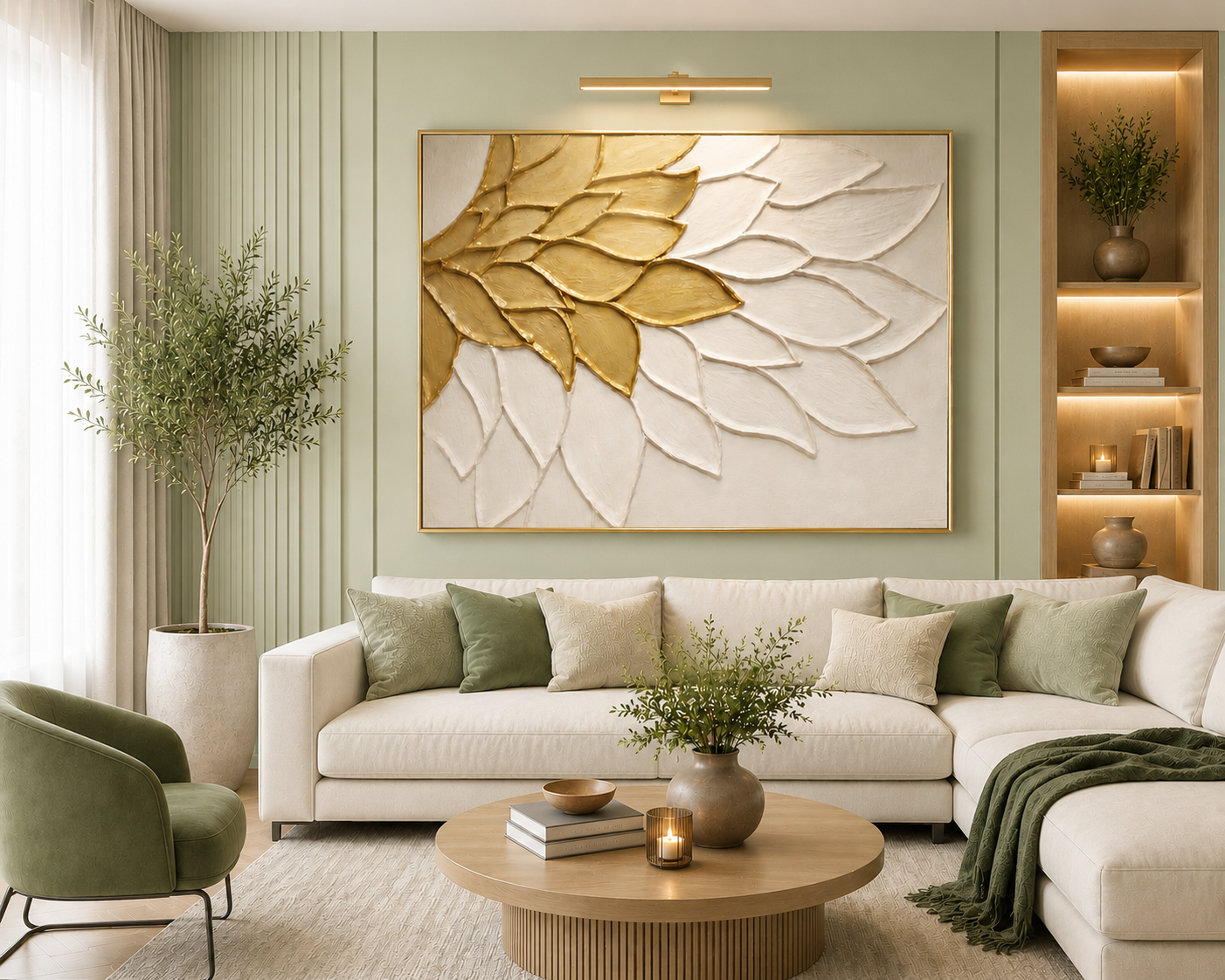 Golden Petal Symphony