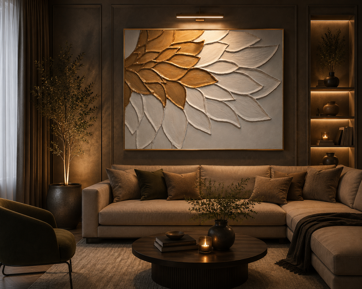 Golden Petal Symphony