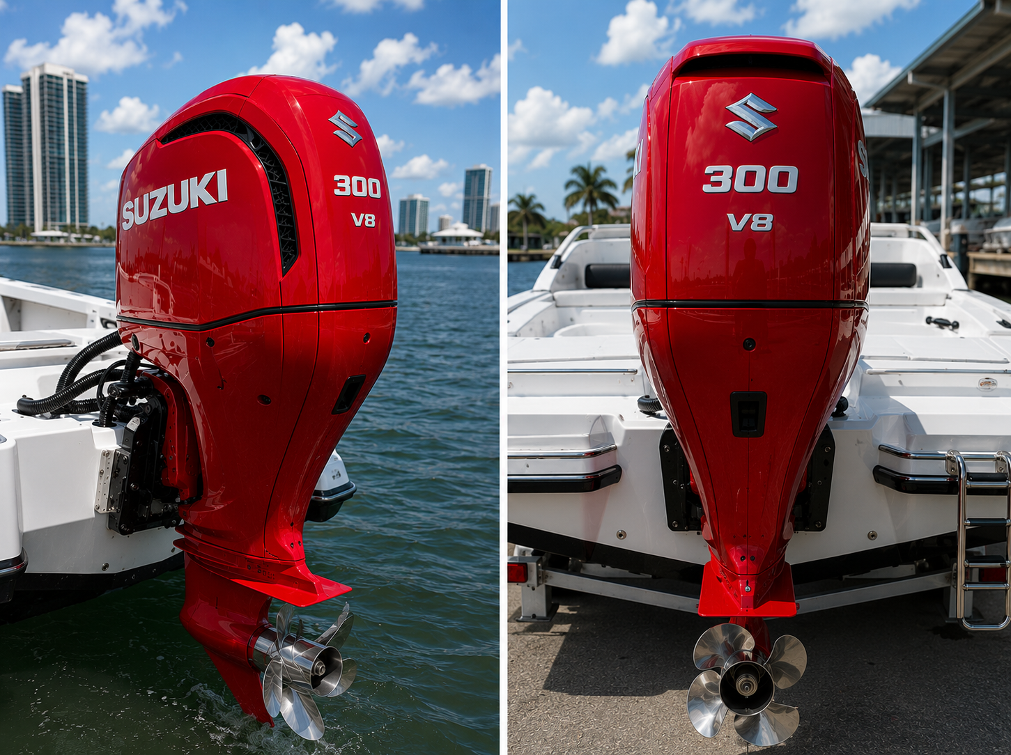 Suzuki 300HP V8 Outboard Motor