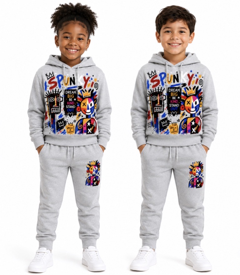 Spunky Kids Hoodie & Jogger Set