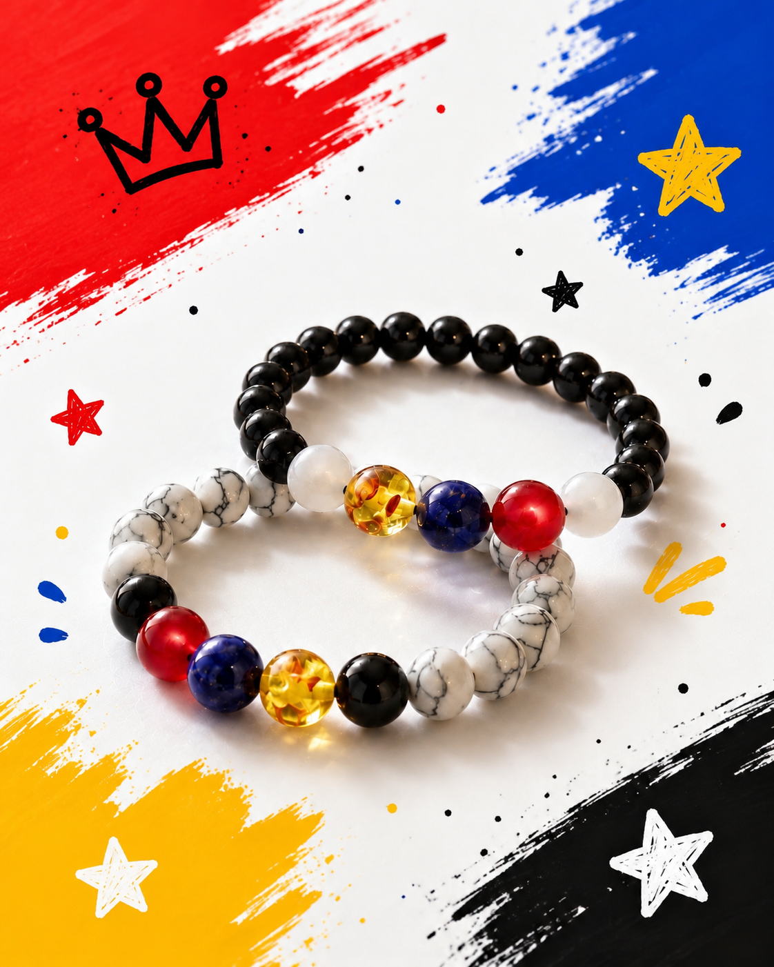 Royal Color Bead Bracelets