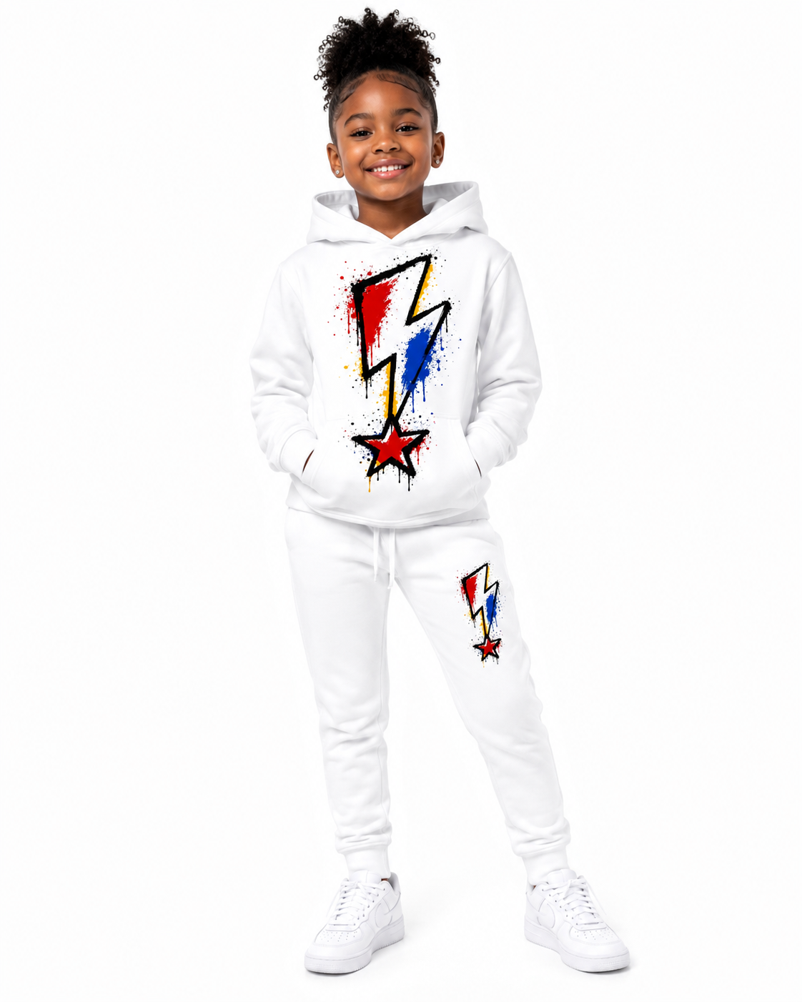 Lightning Bolt Hoodie & Sweatpants Set