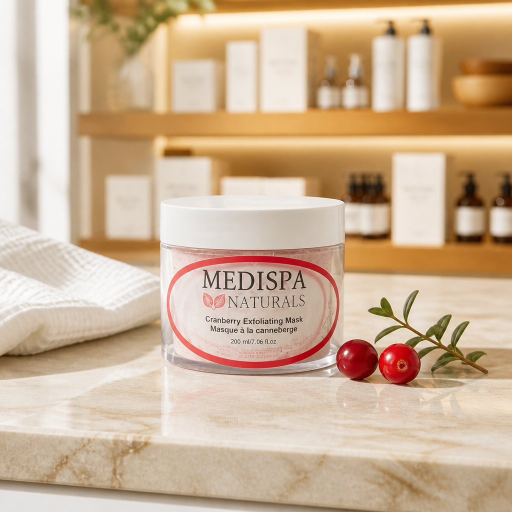 Heating & Exfoliating Cranberry Mask 200ml  Medispa Naturals
