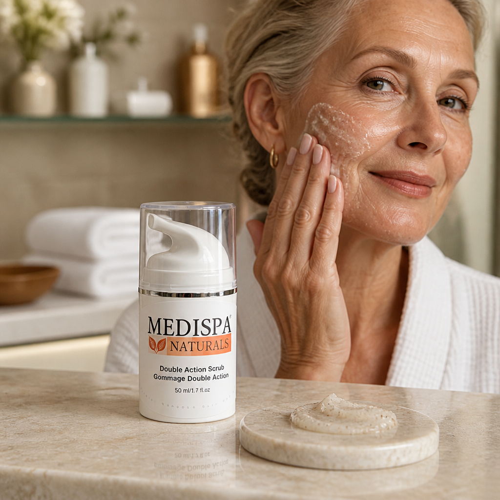  Double Action Scrub 50ml Medispa Naturals