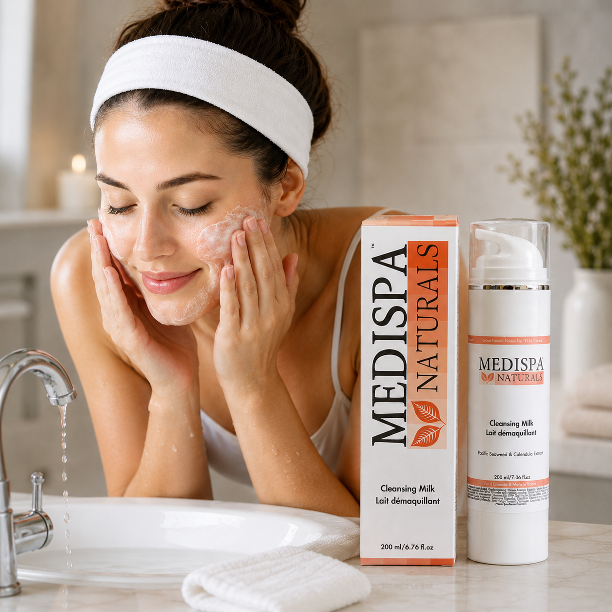 Cleansing Milk 200ml Medispa Naturals
