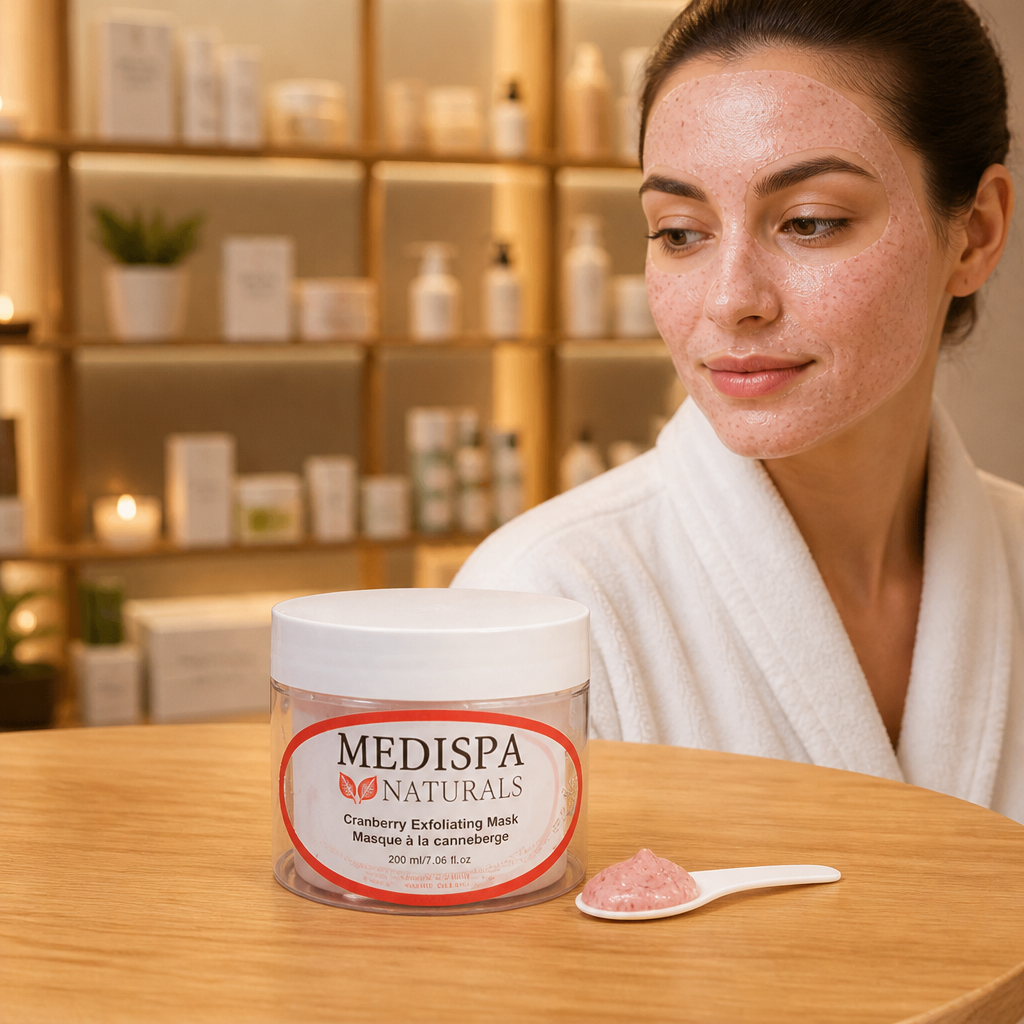 Heating & Exfoliating Cranberry Mask 200ml  Medispa Naturals