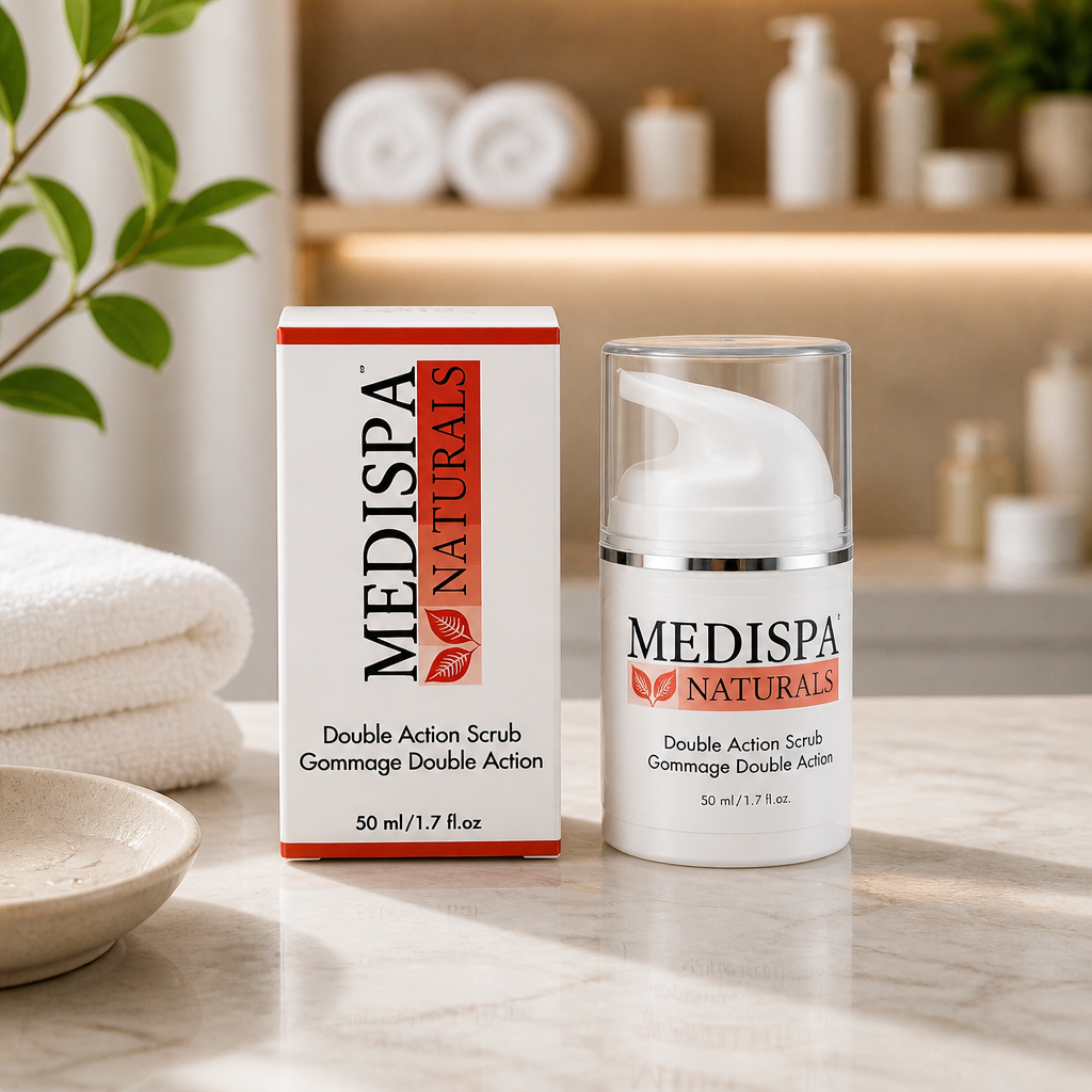  Double Action Scrub 50ml Medispa Naturals