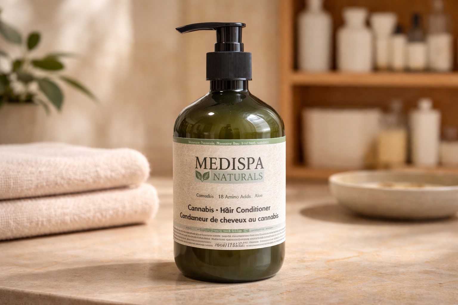 Cannabis Hair Conditioner 500ml Medispa Naturals