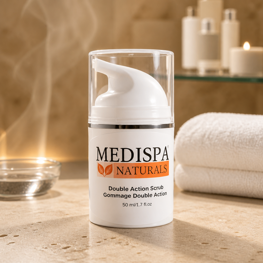  Double Action Scrub 50ml Medispa Naturals