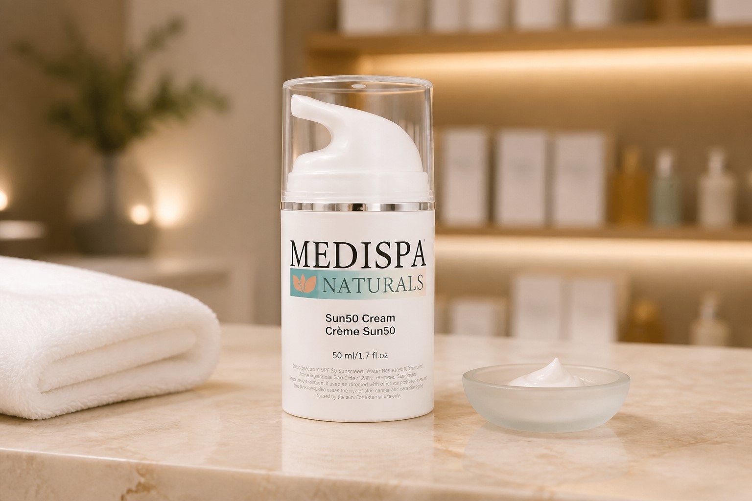 Sun50 Cream 50ml Medispa Naturals