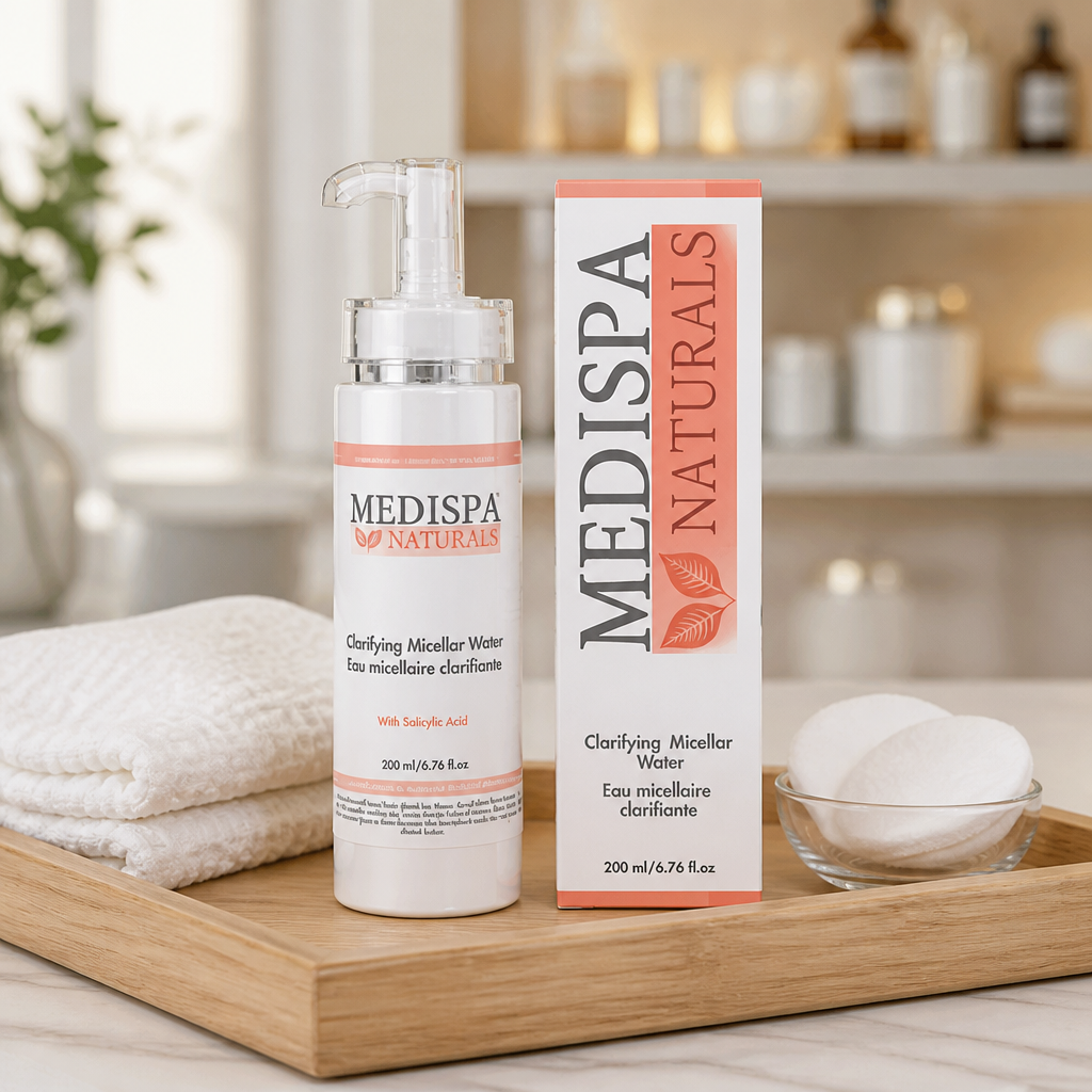 Clarifying Micellar Water 200ml Medispa Naturals