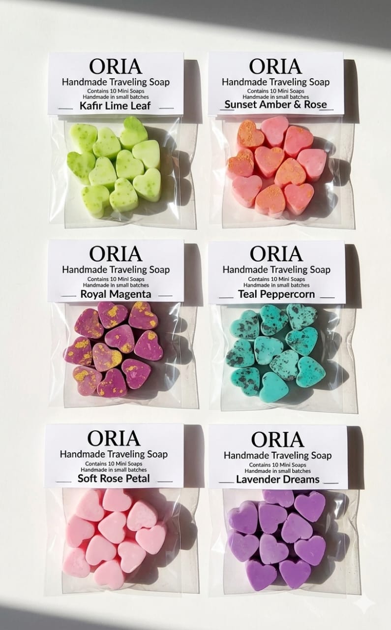 ORIA Traveling Soap Pack