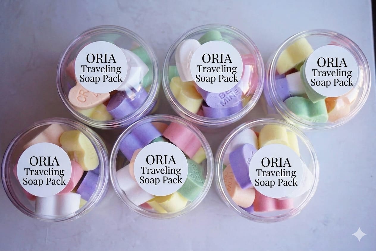 ORIA Traveling Soap Pack