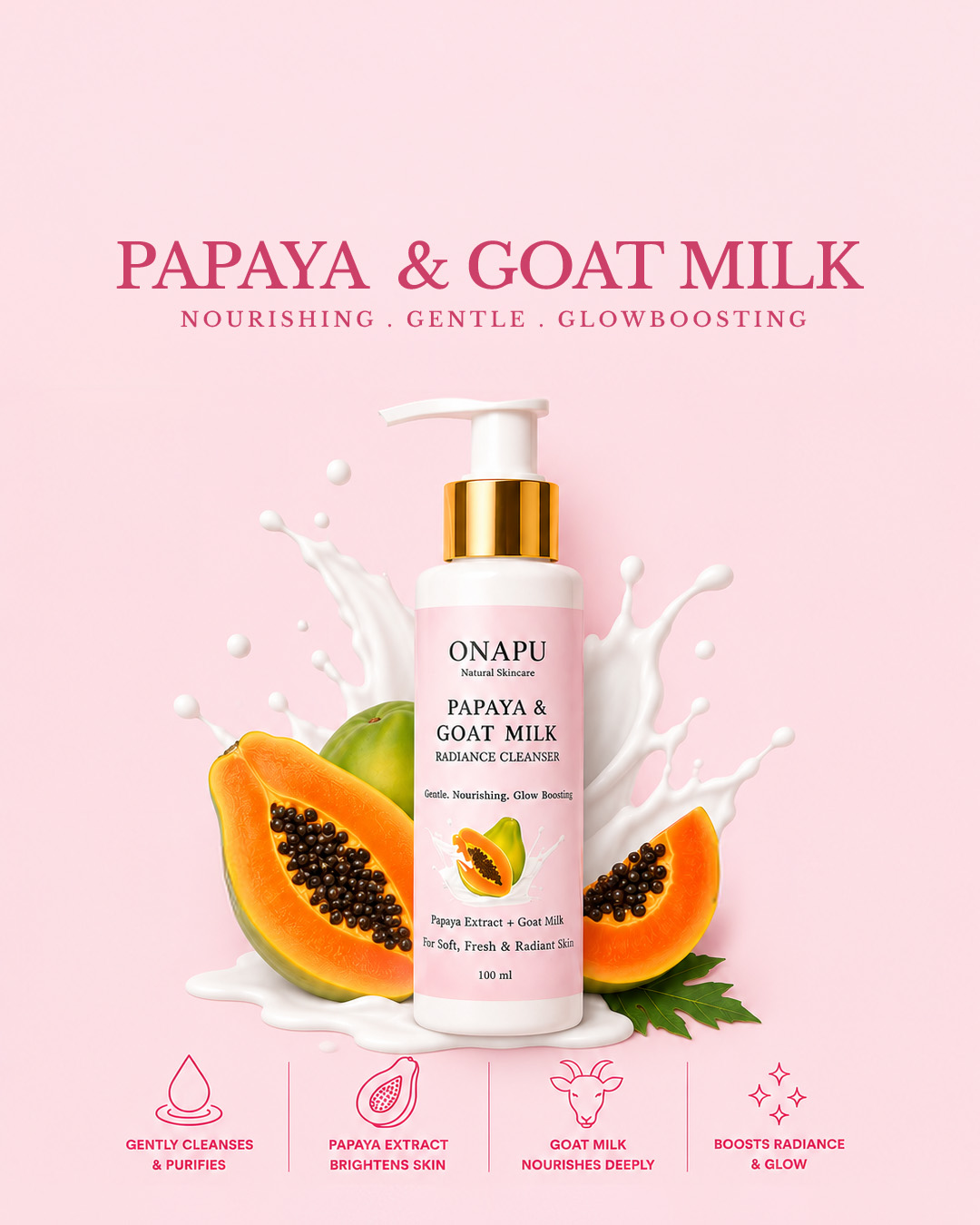 Papaya & Goat Milk Radiance Cleanser