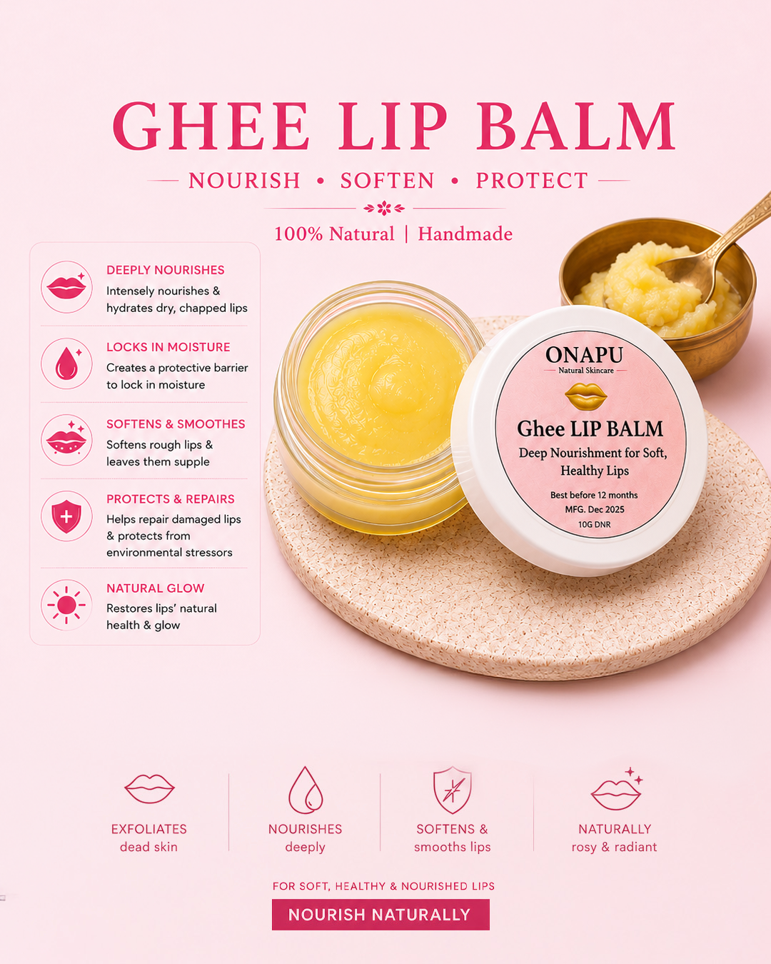 Ghee Lip Balm