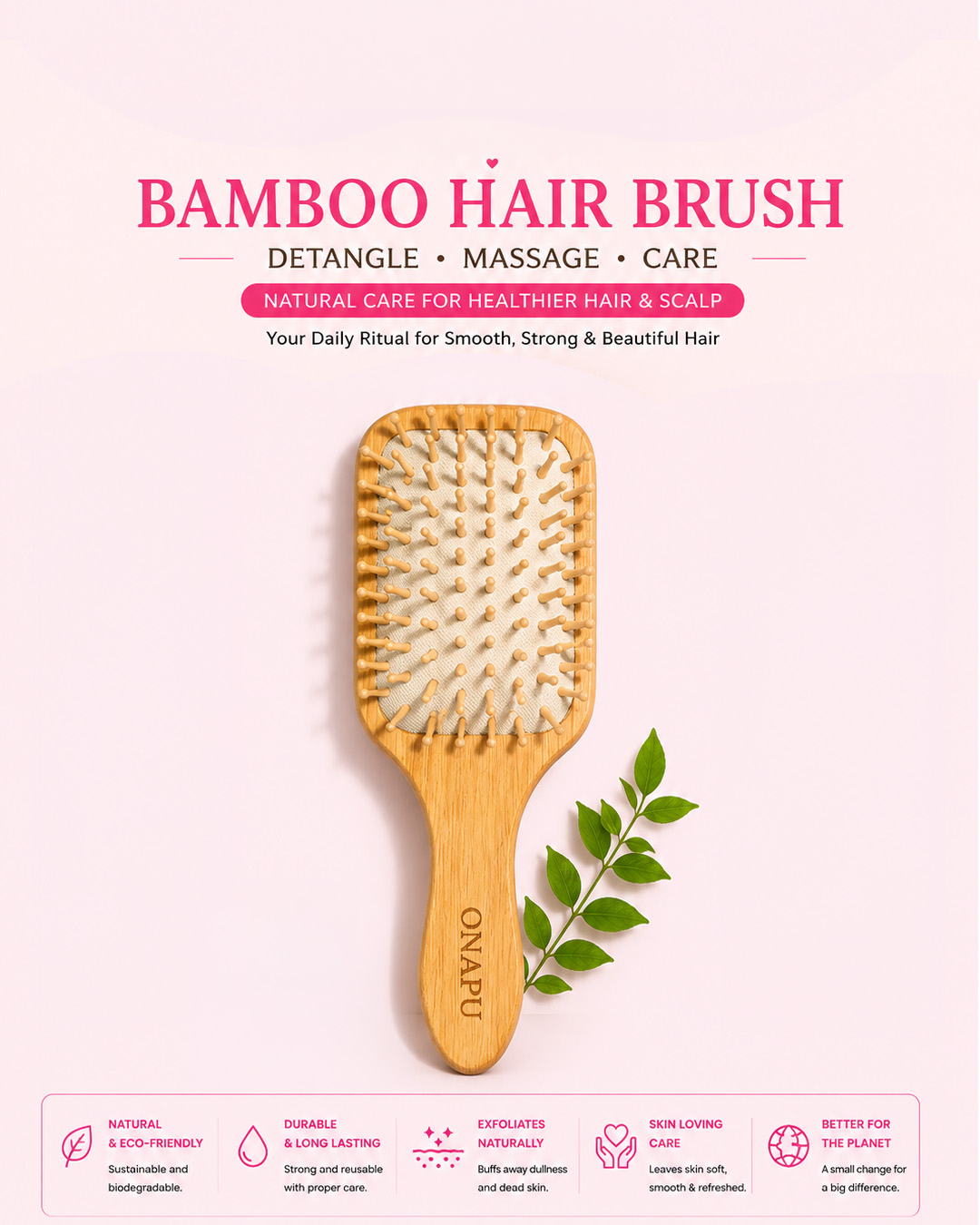 Bamboo Hair Brush