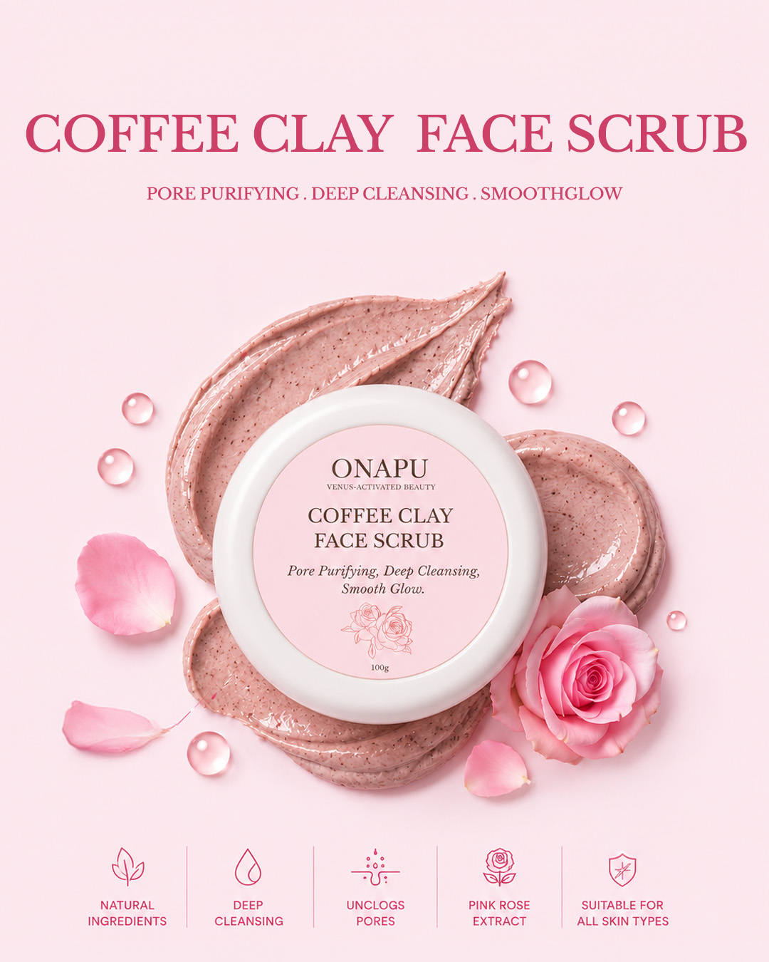 Coffee Clay Face Scrub