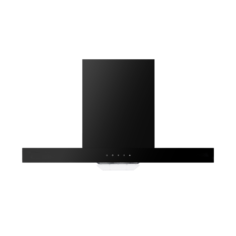 Modern Black Kitchen Range Hood