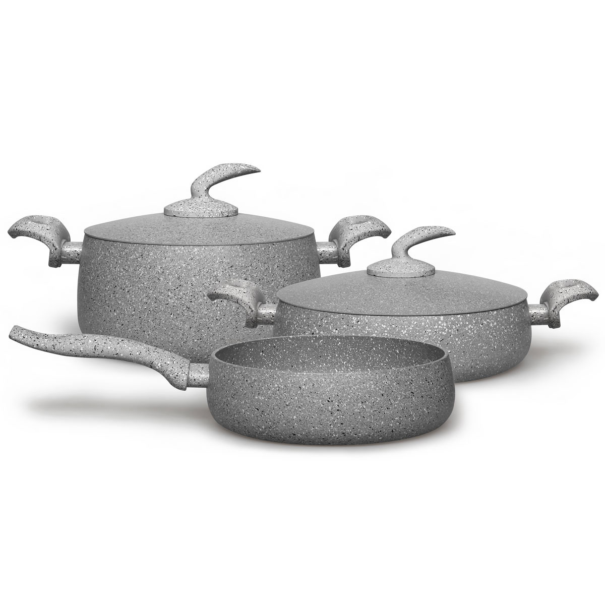 Stone-Coated Cookware Set