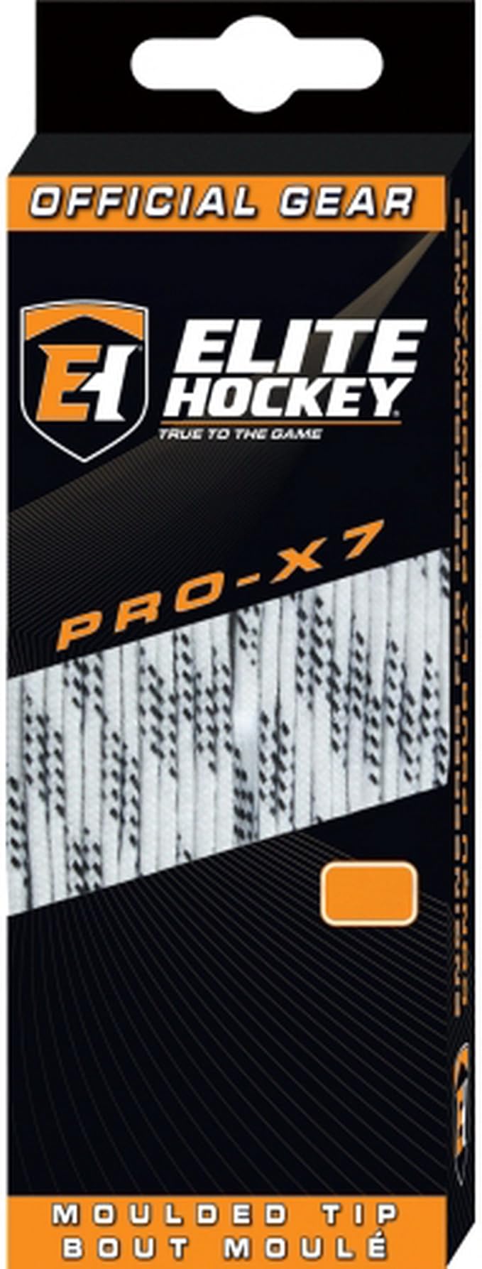 Elite Hockey PRO-X7 Wide Molded Tip Cotton Hockey Skate Laces