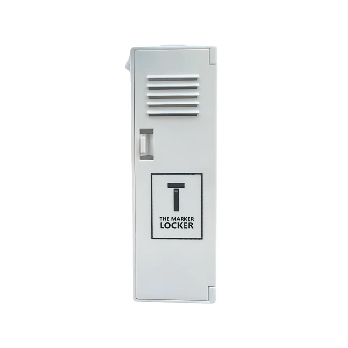 White Marker Locker