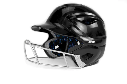 ALL-STAR S7 ADULT BATTING HELMET W/ ATTACHED AFX CAGE