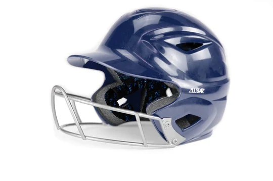 ALL-STAR S7 YOUTH BATTING HELMET W/ ATTACHED AFX CAGE