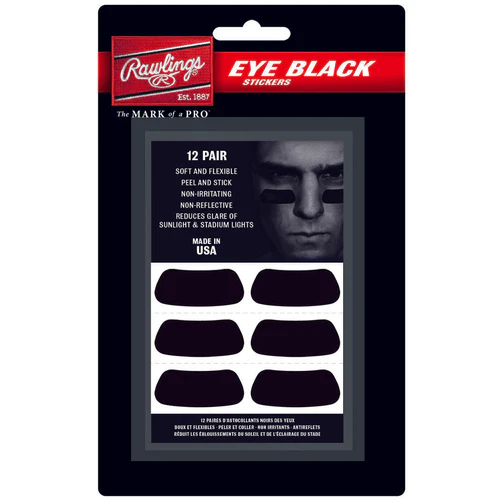 Rawlings Eye Black Stickers