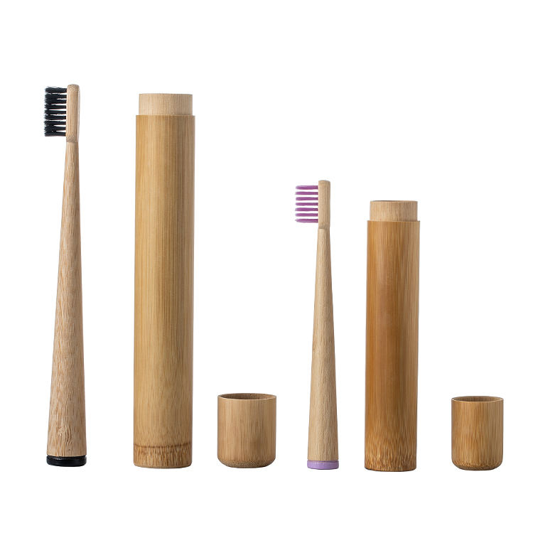 Bamboo Toothbrush Set