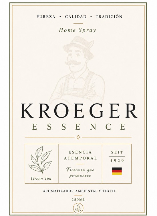 Kroeger Essence Aromatizador de Ambientes Premium – 250 ml 