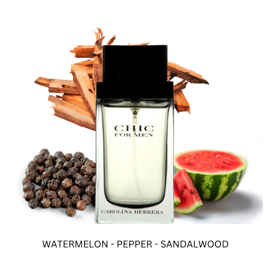 Chic for Men  Carolina Herrera 3.4 Oz. (100 ml)