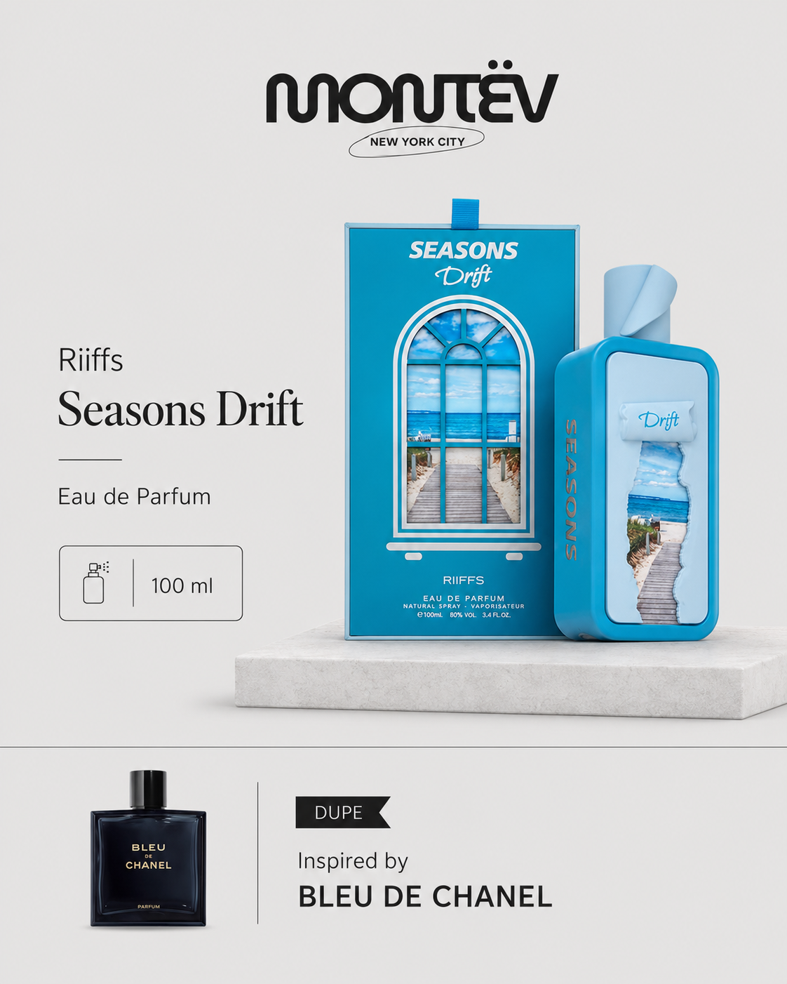 Riiffs Seasons Drift Eau de Parfum 3.4 oz. (100 ml)