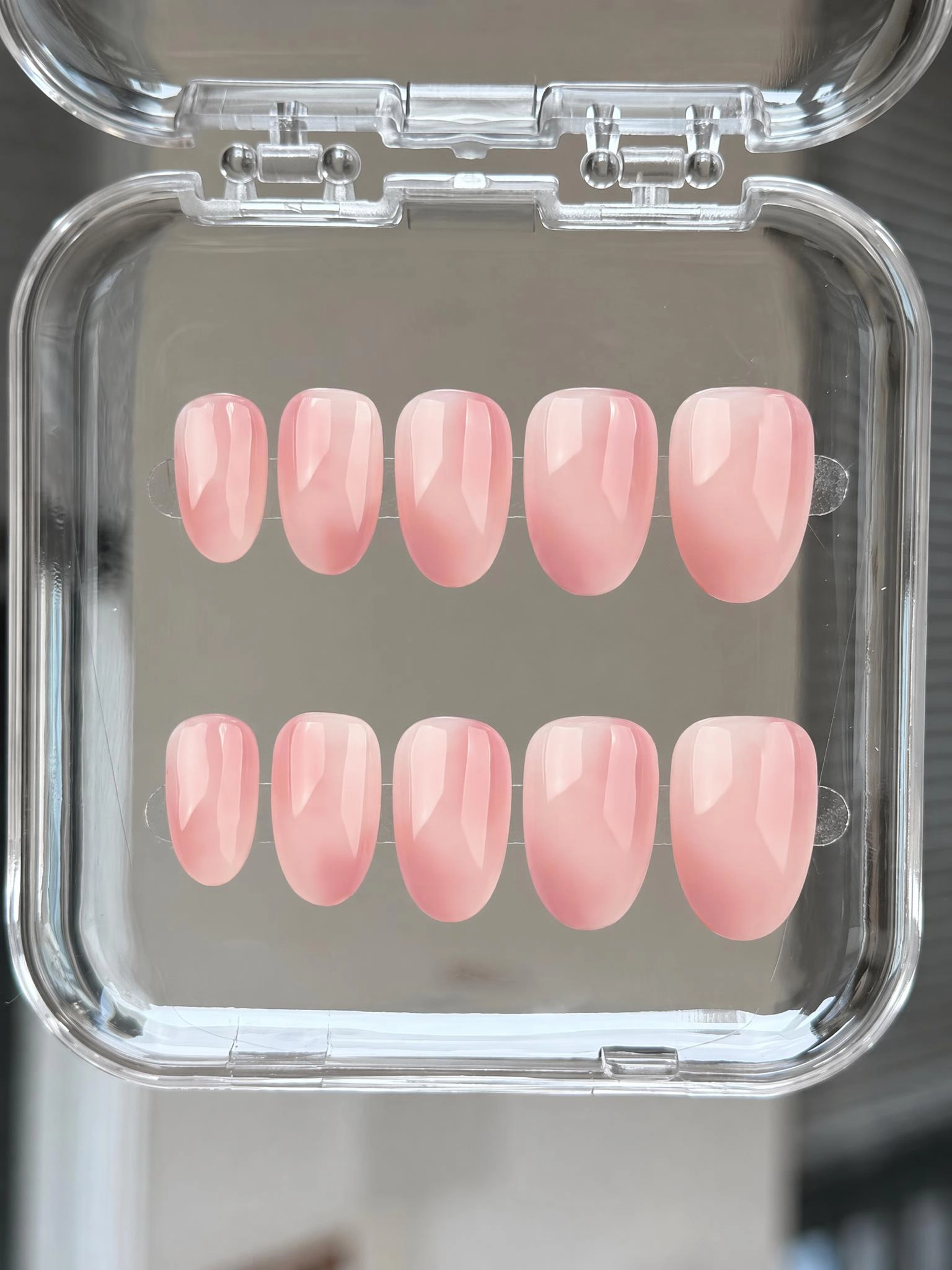 Unghie Finte Rosa Opaco