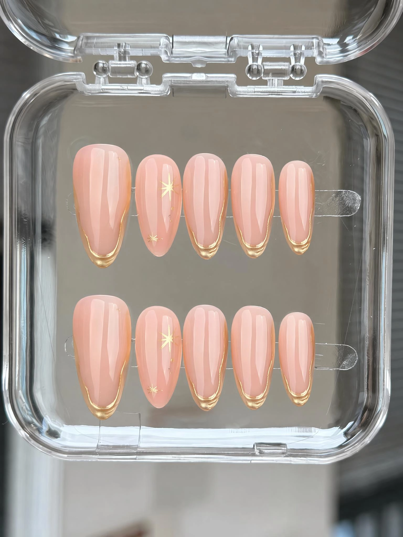 Unghie Finte Rosa Nude