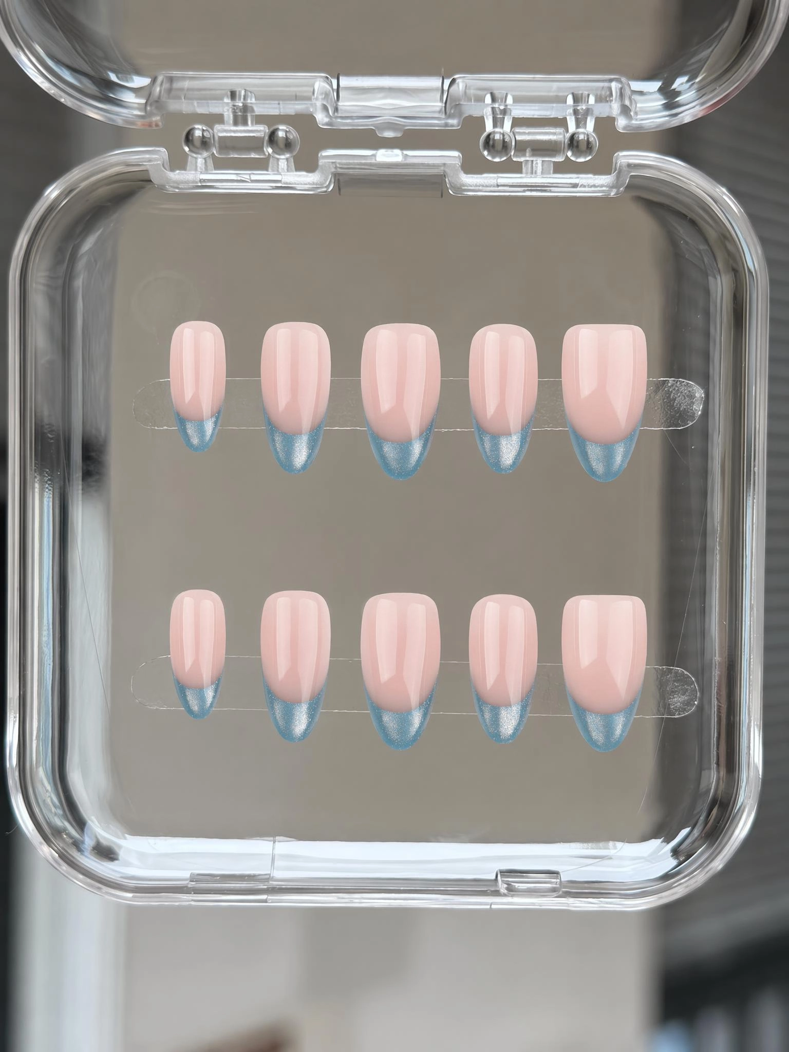 Unghie Finte Rosa e Blu