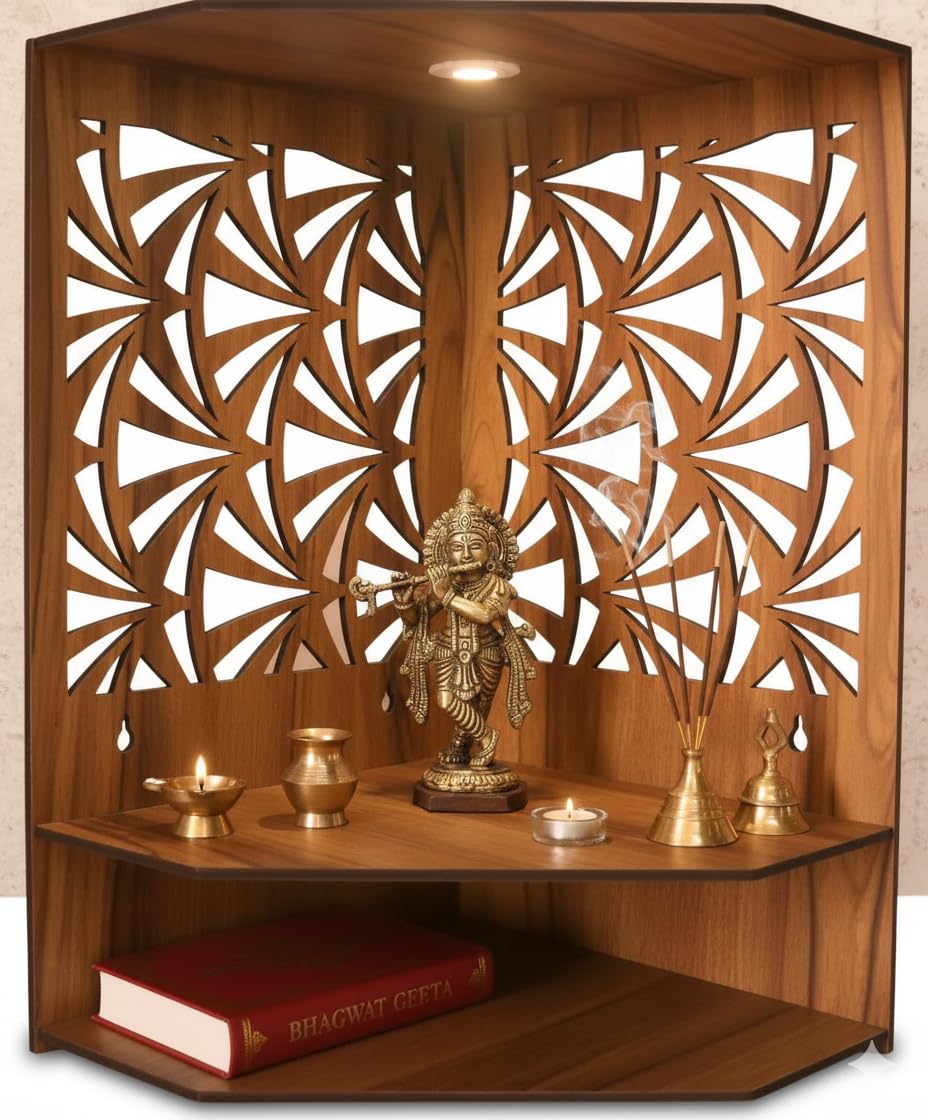 ISHLIV Tattvam-  Wooden Pooja Mandir