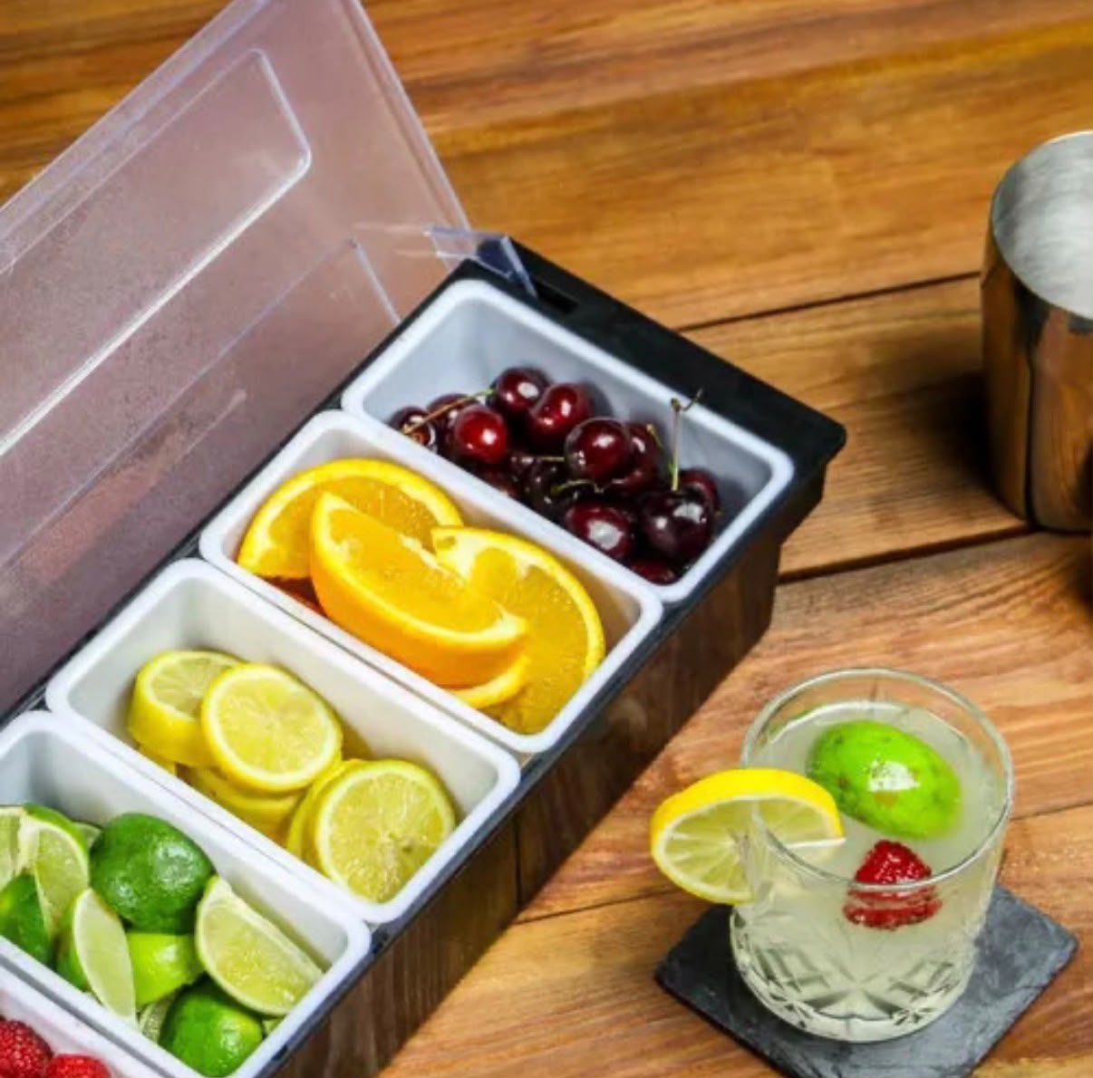 organizador de condimentos / cocteleria 