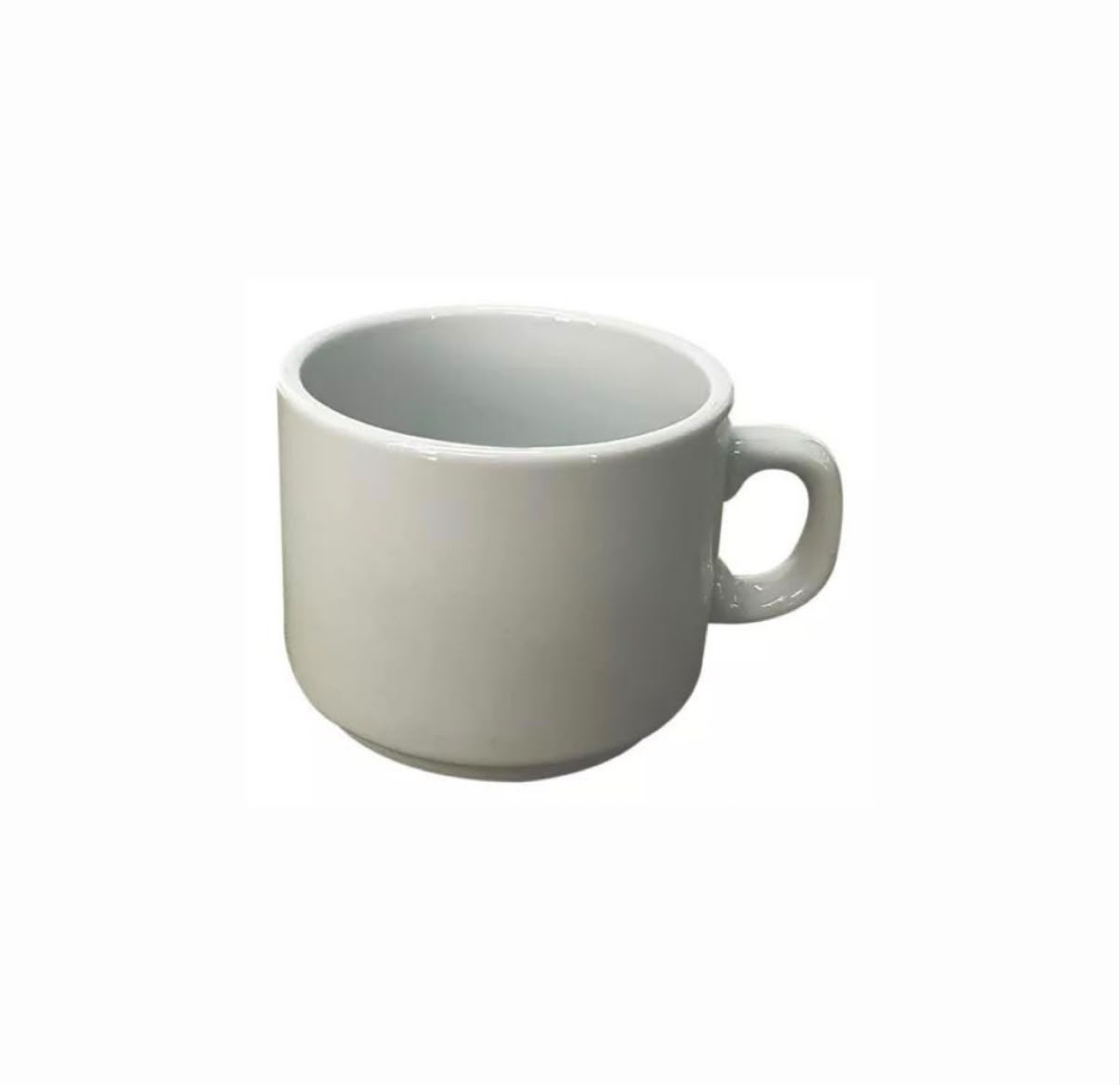 Taza para te germer / porcelana blanca / 200cc